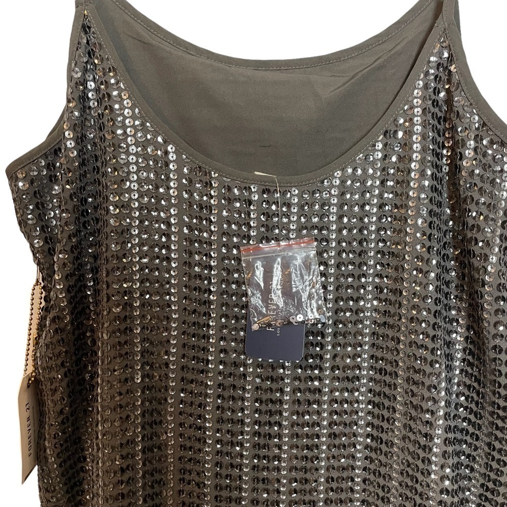 Forever 21 Special Collection Sequin and Beaded Micro Mini Dress Sz.M - Picture 11 of 16